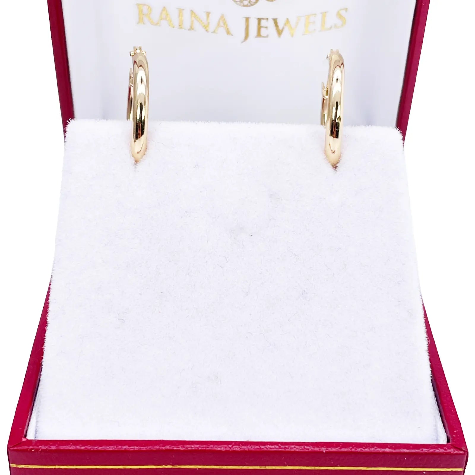 18ct Gold Hoop High Polished Minimalist Earrings 14.5mm Diameter  Diamond Bracelets