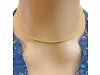 22ct Yellow Gold Foxtail Dragon Chain Necklace 16''inches 1.5mm Width 