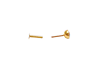 Boucles d'oreilles clous pour enfants en or jaune 22 carats serti clos rond 2,5-4,5 mm